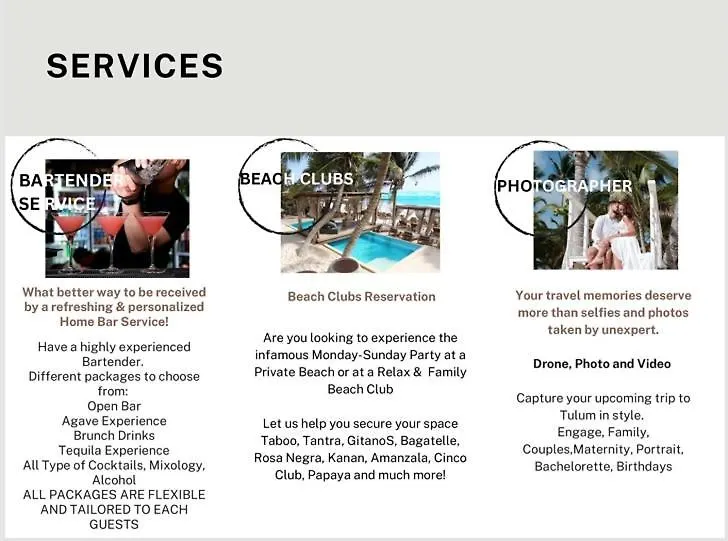 Tulum Private Villa Karol For10-Bbq-5 Beds-Pool-Parking メキシコ