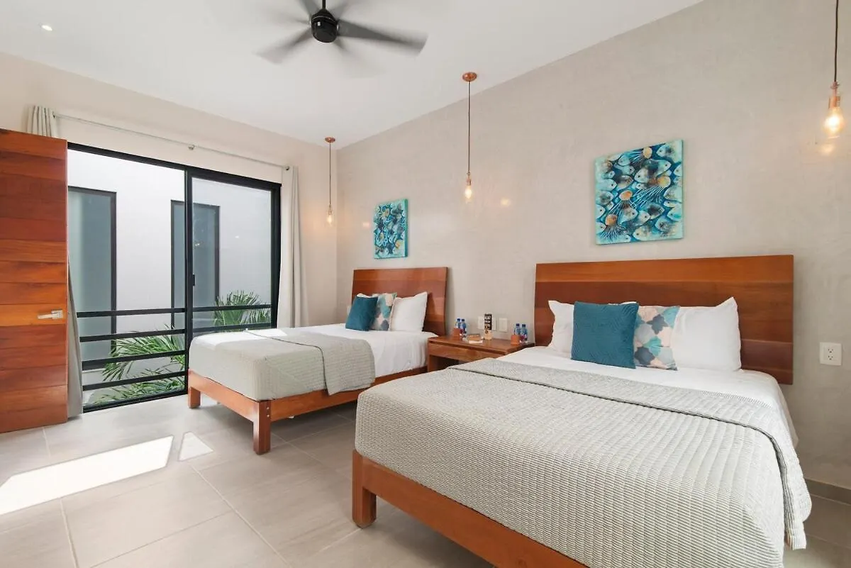 Tulum Private Villa Karol For10-Bbq-5 Beds-Pool-Parking