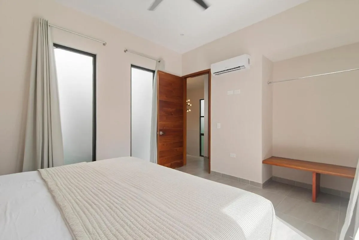 Tulum Private Villa Karol For10-Bbq-5 Beds-Pool-Parking