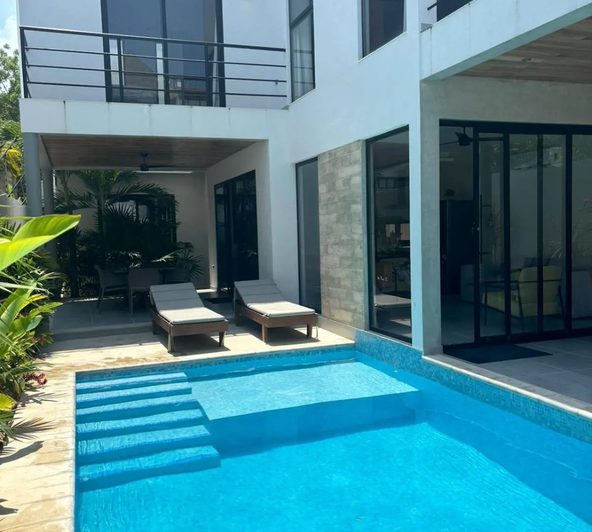 Tulum Private Villa Karol For10-Bbq-5 Beds-Pool-Parking