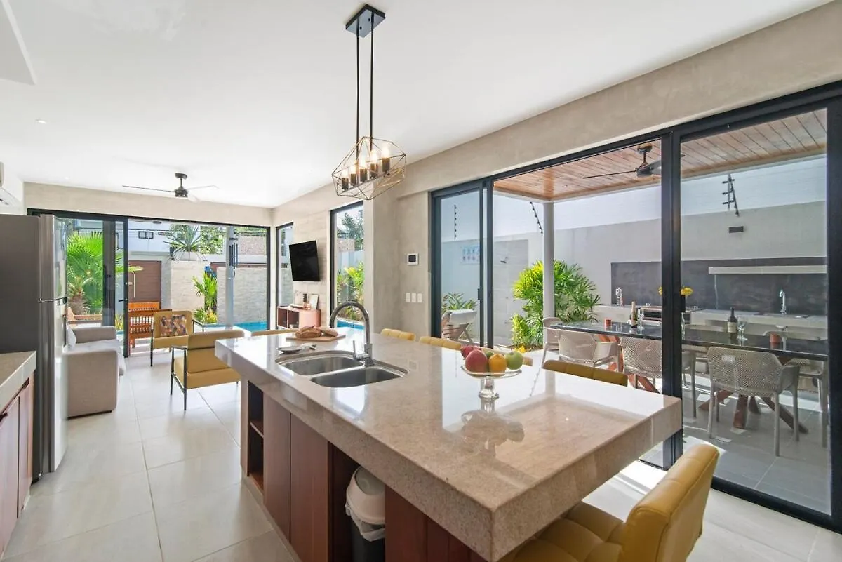 Tulum Private Villa Karol For10-Bbq-5 Beds-Pool-Parking